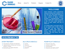 Tablet Screenshot of classicchemicals.com